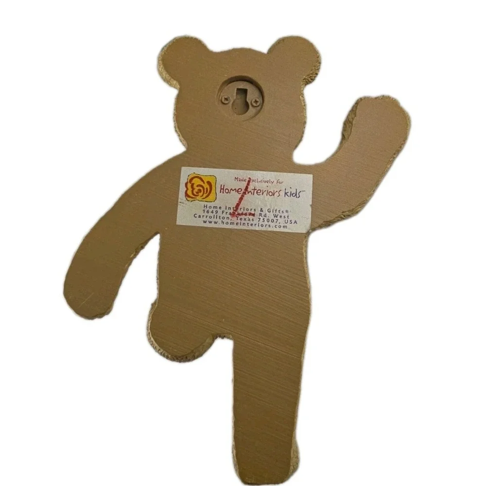 VTG 90s Home Interiors Kids Baby Teddy Brown Bear 7